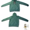 TUT Hoodie Sweatshirt Long Sleeve Kids size 06 Green front and back side T1HOK06GN00000 Egyptian Kings cord ticket modern cuffs pocket