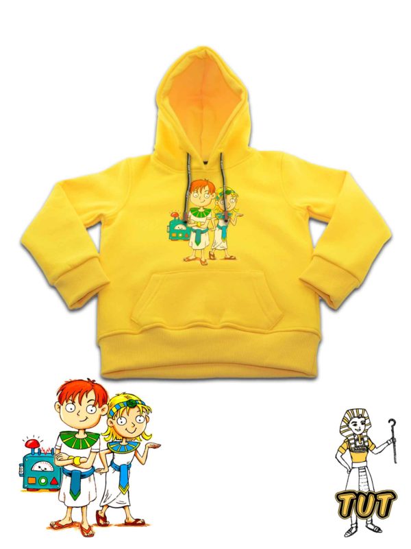 TUT-Hoodie-Sweatshirt-Long-Sleeve-Kid-06-Yellow-T1HOK06YL00006-Front