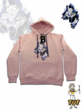 TUT-Hoodie-Sweatshirt-Long-Sleeve-Women-Pastel-Pink-T1HOW00PP00016-Blue-Wolf
