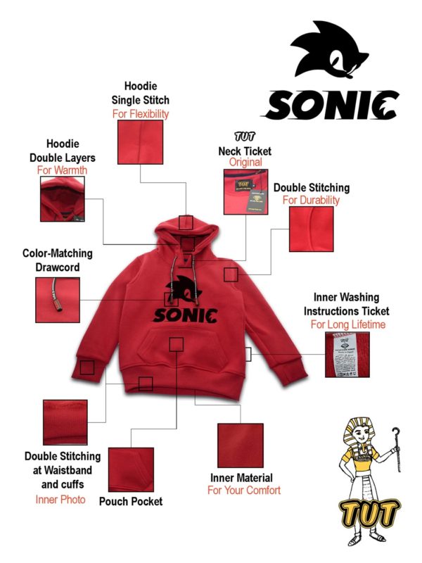 TUT-Hoodie-Sweatshirt-Long-Sleeve-Kids-Red-T1HOK00RD000113-Front-printed-Games-Sonic-Logo-specifications