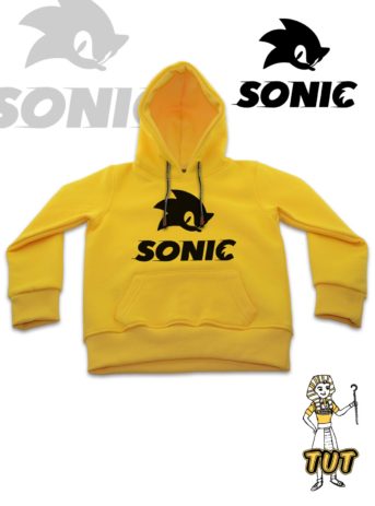 TUT-Hoodie-Sweatshirt-Long-Sleeve-Kids-Yellow-T1HOK00YL000113-Front-printed-Games-Sonic-Logo