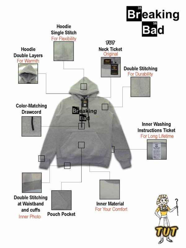 TUT-Hoodie-Sweatshirt-Long-Sleeve-Men-Gray-T1HOM00GR00088-Front-Printed-Movies-Series-Braking-Bad-Danger-Details
