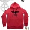 TUT-Hoodie-Sweatshirt-Long-Sleeve-Men-Red-T1HOM00RD00084-Front-Printed-Animals-Germany-Eagle