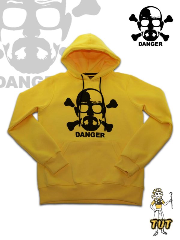 TUT-Hoodie-Sweatshirt-Long-Sleeve-Men-Yellow-T1HOM00YL0000108-F0ront-printed-Movies-Braking-Bad-Danger