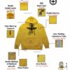 TUT-Hoodie-Sweatshirt-Long-Sleeve-Men-Yellow-T1HOM00YL00084-Front-Printed-Animals-Germany-Eagle-with-details