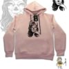 TUT-Hoodie-Sweatshirt-Long-Sleeve-Women-Pastel-Pastel-Pink-T1HOW00PP00100-front-printed-Arts-California-Girl