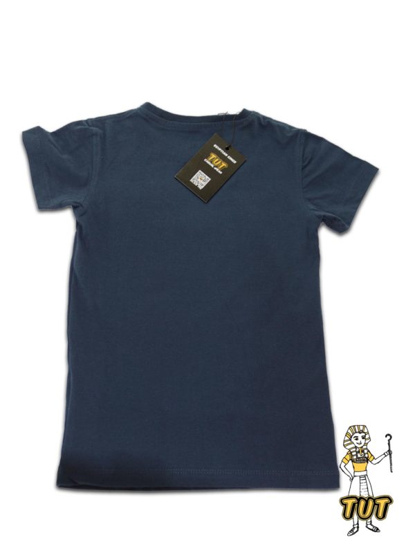 TUT-Slim-Fit-Round-T-Shirt-Short-Sleeve-Kids-06-Blue-Black-T2RTK06BB00000-Back