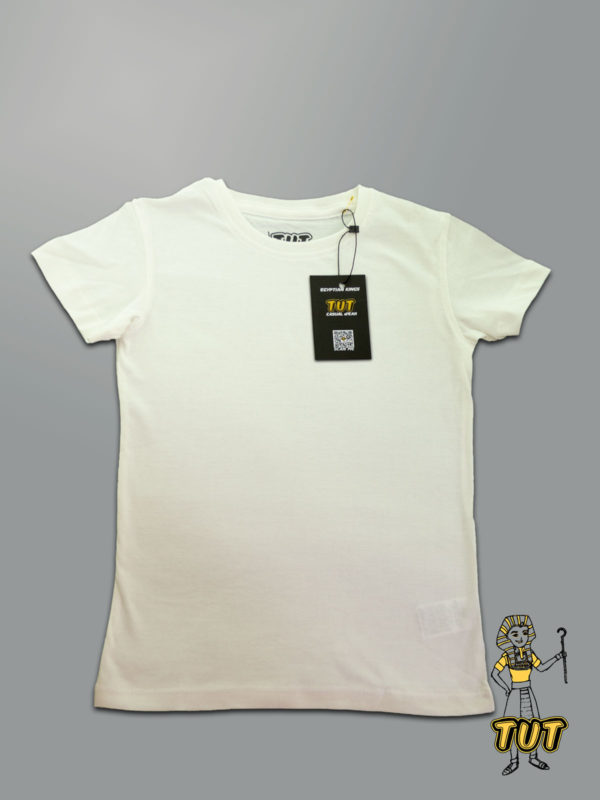 TUT-Slim-Fit-Round-T-Shirt-Short-Sleeve-Kids-06-Off-White-T2RTK06OW00000-Front