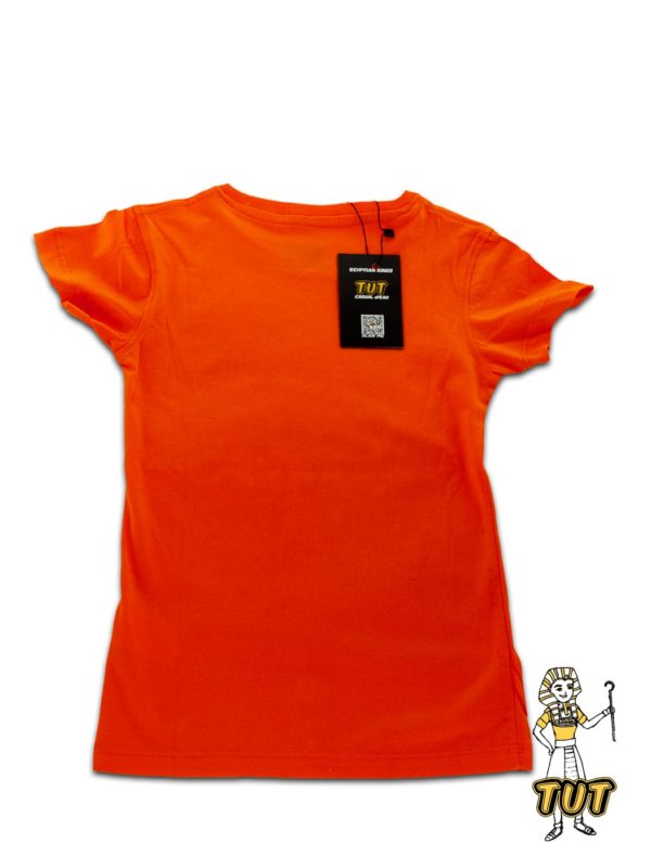TUT-Slim-Fit-Round-T-Shirt-Short-Sleeve-Kids-06-Phosphoric-Orange-T2RTK06PO00000-Back