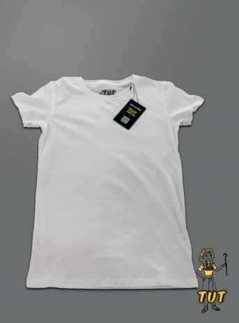 TUT-Slim-Fit-Round-T-Shirt-Short-Sleeve-Kids-12-Off-White-T2RTK12OW00000-Front
