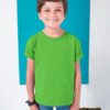 TUT-Slim-Fit-Round-T-Shirt-Short-Sleeve-Kids-12-Phosphoric-Green-T2RTK12PG00000-Model