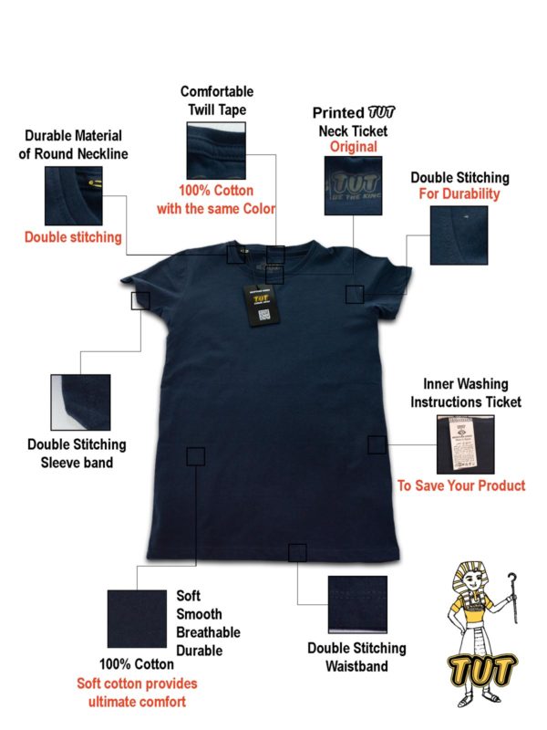 TUT-Slim-Fit-Round-T-Shirt-Short-Sleeve-Kids-12-T2RTK120000000-Front-Specifications