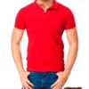 TUT-Slim-Fit-Polo-T-Shirt-Short-Sleeve-Men-Red-T2PLM00RD00000-Model