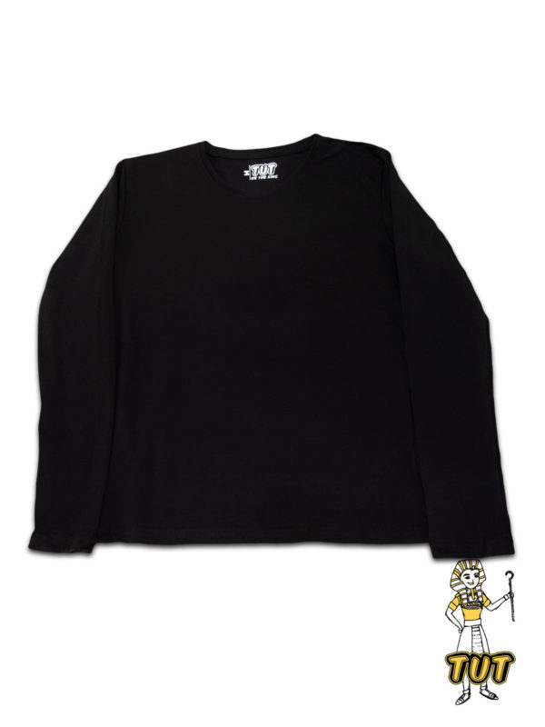 TUT-Slim-Fit-Round-T-Shirt-Long-Sleeve-Women-Black-T2RLW00BK00000-Front