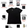 TUT-Slim-Fit-Round-T-Shirt-Short-Sleeve-Men-Black-T2RTM00BK00000-Front-Specifications