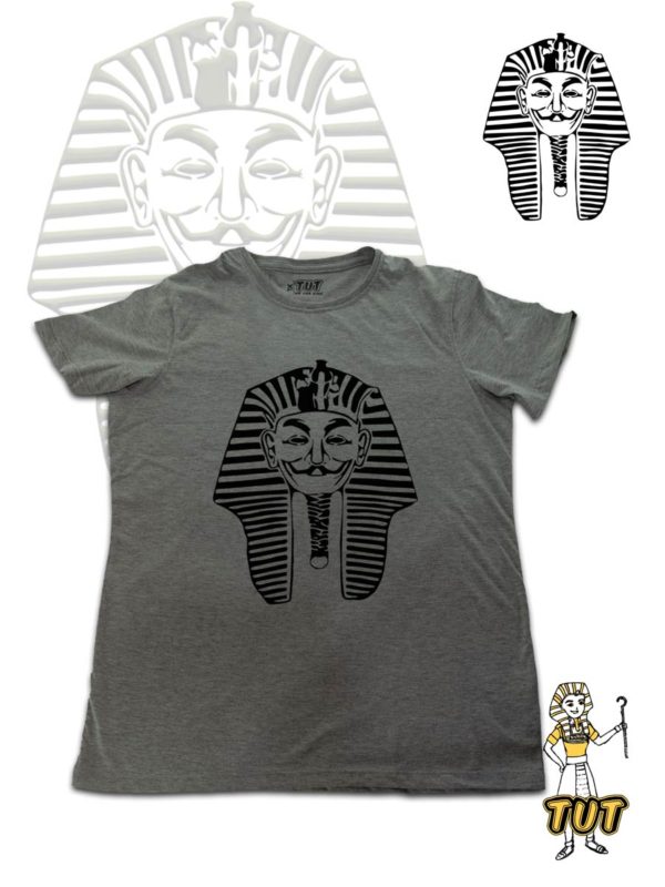 TUT-Slim-Fit-Round-T-Shirt-Short-Sleeve-Men-Gray-T2RTM00GR00123-Front-printed-TUT-Vendetta
