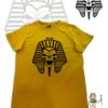 TUT-Slim-Fit-Round-T-Shirt-Short-Sleeve-Men-Mustard-Yellow-T2RTM00MY00124-Front-Printed-tut-Skull