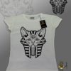 TUT-Slim-Fit-Round-T-Shirt-Short-Sleeve-Women-Off-White-T2RTW00OW00126-Sphynx-Cat-Front-Printed
