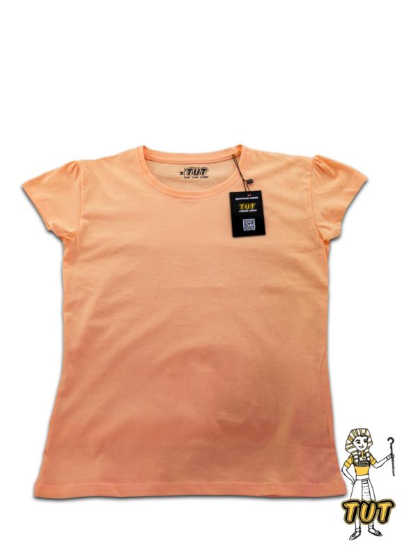 TUT-Slim-Fit-Round-T-Shirt-Short-Sleeve-Women-Pale-Blush-T2RTW00PB00000-Front