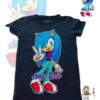 TUT-Round-Cotton-T-Shirt-Short-Sleeve-Kids-Blue-Black-T2RTK00BB00114-Printed-Sonic-Amy-Rose