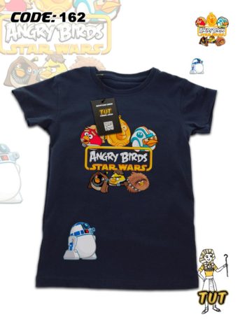 TUT-Round-Cotton-T-Shirt-Short-Sleeve-Kids-Blue-Black-T2RTK00BB00162-Angry-Birds-Star-Wars