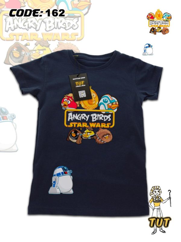 TUT-Round-Cotton-T-Shirt-Short-Sleeve-Kids-Blue-Black-T2RTK00BB00162-Angry-Birds-Star-Wars