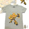 TUT-Round-Cotton-T-Shirt-Short-Sleeve-Kids-Gray-T2RTK00GR00159-Printed-Angry-Birds-Transformers-Bumblebee
