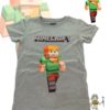 TUT-Round-Cotton-T-Shirt-Short-Sleeve-Kids-Gray-T2RTK00GR00165-Printed-Minecraft-Alex