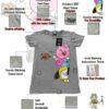 TUT-Round-Cotton-T-Shirt-Short-Sleeve-Kids-Gray-T2RTK00GR00193-Printed-BT21-Cooky-Shooky-Mang-CHIMMY-Specifications