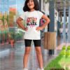 TUT-Round-Cotton-T-Shirt-Short-Sleeve-Kids-Off-White-T2RTK12OW00178-Printed-Black-Pink-Art-Model