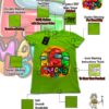 TUT-Round-Cotton-T-Shirt-Short-Sleeve-Kids-Phosphoric-Green-T2RTK00PG00174-Among-US-Colors-Specifications