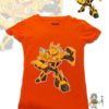 TUT-Round-Cotton-T-Shirt-Short-Sleeve-Kids-Phosphoric-Orange-T2RTK00PO00159-Printed-Angry-Birds-Transformers-Bumblebee