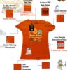 TUT-Round-Cotton-T-Shirt-Short-Sleeve-Kids-Phosphoric-Orange-T2RTK00PO00162-Angry-Birds-Star-Wars-Specifications
