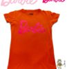 TUT-Round-Cotton-T-Shirt-Short-Sleeve-Kids-Phosphoric-Orange-T2RTK00PO00163-Printed-Barbie