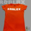 TUT-Round-Cotton-T-Shirt-Short-Sleeve-Kids-Phosphoric-Orange-T2RTK00PO00164-Printed-Roblox