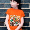 TUT-Round-Cotton-T-Shirt-Short-Sleeve-Kids-Phosphoric-Orange-T2RTK00PO00169-Printed-Alex-Graffiti-Minecraft-Model