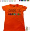 TUT-Round-Cotton-T-Shirt-Short-Sleeve-Kids-Phosphoric-Orange-T2RTK00PO00173-Among-US
