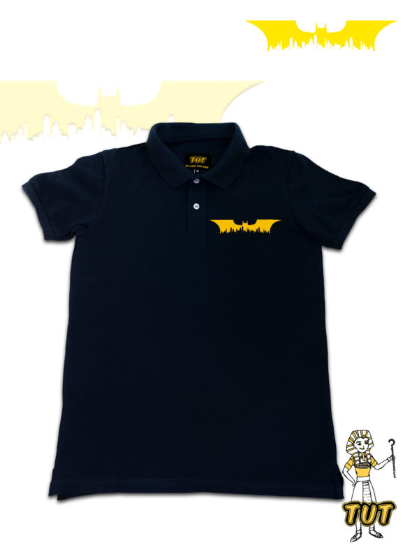 TUT-Slim-Fit-Polo-T-Shirt-Short-Sleeve-Men-Blue-Black-T2PLM00BB00138-Printed-Batman