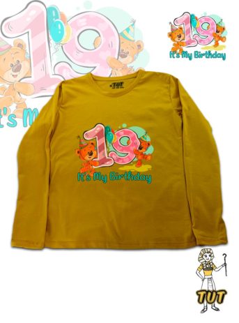 TUT-Slim-Fit-Round-Cotton-T-Shirt-Long-Sleeve-Women-Mustard-Yellow-T2RTW00MY00044-Its-My-Ninteen-Birthday