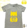 TUT-Slim-Fit-Round-Cotton-T-Shirt-Short-Sleeve-Kids-04-06-08-Gray-T2RTK06GR00130-Front-printed-Batman-Bab