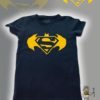 TUT-Slim-Fit-Round-Cotton-T-Shirt-Short-Sleeve-Kids-Blue-Black-T2RTK00BB00132-Printed-Batman-Superman