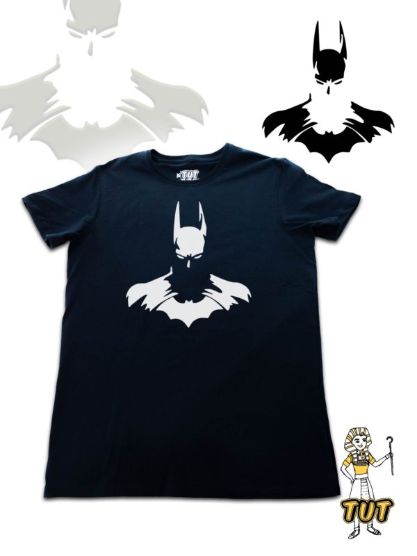 TUT-Slim-Fit-Round-Cotton-T-Shirt-Short-Sleeve-Men-Blue-Black-T2RTM00BB00139-Printed-Batman-Beyond-Gotham