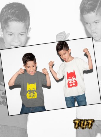 TUT-Slim-Fit-Round-T-Shirt-Short-Sleeve-Kids-Boys-04-06-08-T2RTM000000130-Front-Printed-Batman-Baby-Model