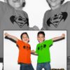 TUT-Slim-Fit-Round-T-Shirt-Short-Sleeve-Kids-T2RTK000000132-Printed-Batman-Superman-Kids-Models