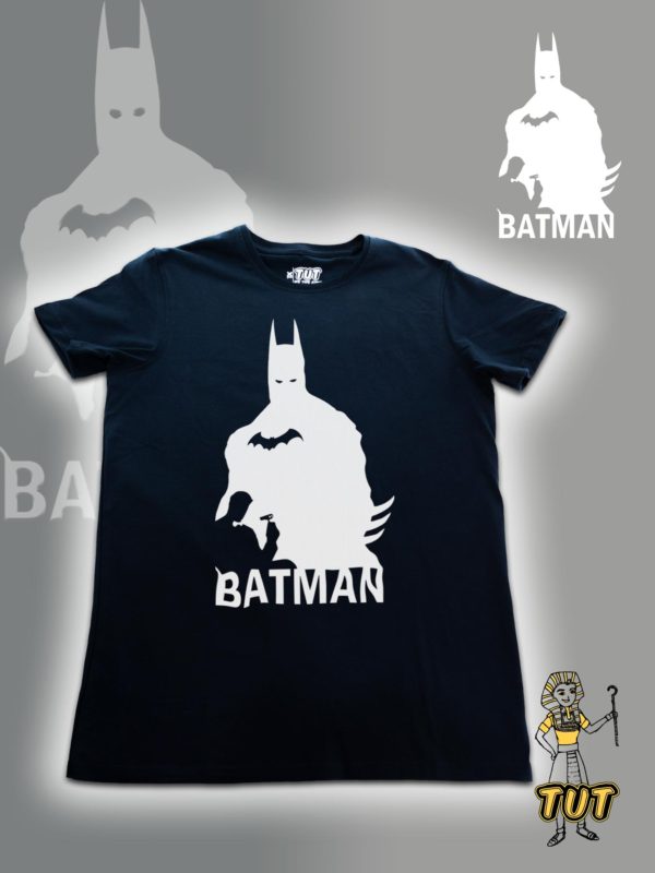 TUT-Slim-Fit-Round-T-Shirt-Short-Sleeve-Men-Blue-Black-T2RTM00BB00134-Printed-Batman-Justice-League