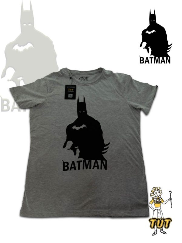 TUT-Slim-Fit-Round-T-Shirt-Short-Sleeve-Men-Gray-T2RTM00GR00134-Printed-Batman-Justice-League