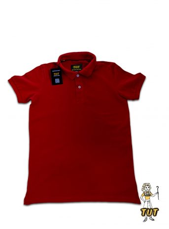 TUT-Slim-Fit-Polo-T-Shirt-Short-Sleeve-Men-Red-T2PLM00RD00000-Front