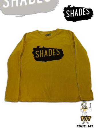 TUT-Slim-Fit-Round-Cotton-T-Shirt-Long-Sleeve-Women-Mustard-Yellow-T2RLW00MY00147-Printed-Quotations-Shades