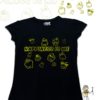 TUT-Slim-Fit-Round-Cotton-T-Shirt-Short-Sleeve-Women-Blue-Black-T2RTW00BB00111-Printed-Quotations-Happiness-Is-Me