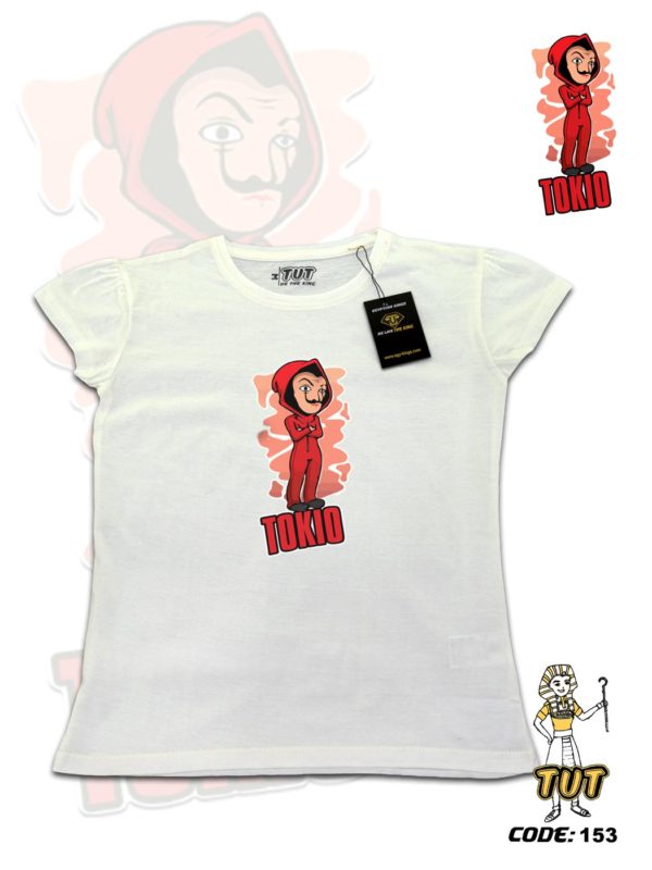TUT-Slim-Fit-Round-Cotton-T-Shirt-Short-Sleeve-Women-Off-White-T2RTW00OW00153-Printed-Red-Series-Tokio